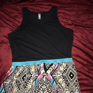 🐚Long multi colored dress!